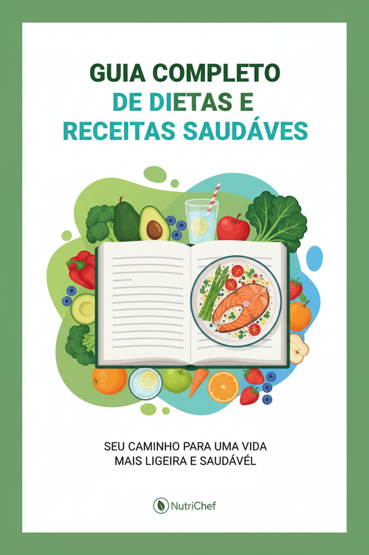 Guia Completo de Dietas e Receitas Saudáveis - Ebook